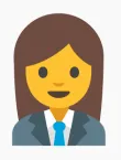 emoji administração feminino